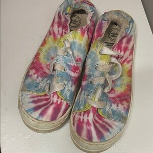 Wonder Nation Kids Colorful Tie-Dye Sneakers